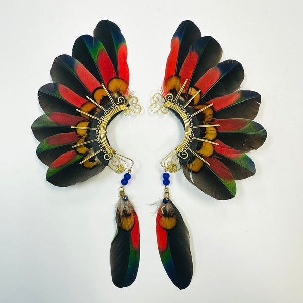 Feather wing cuff Earrings 1055