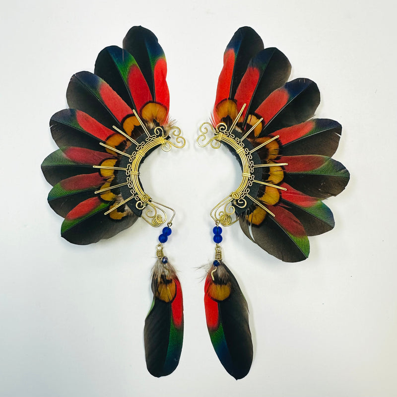 Feather wing cuff Earrings 1055