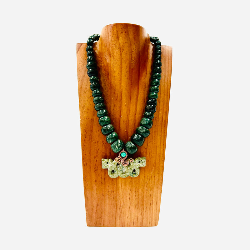 Necklace - Guatamala Jade Quetzalcoatl 63