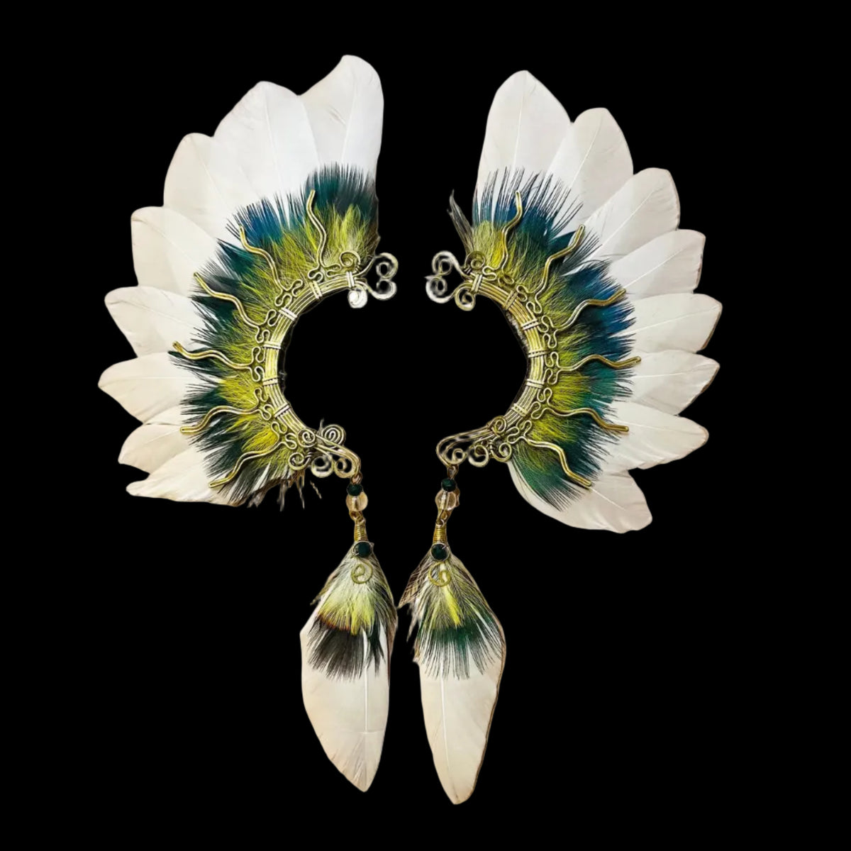 Feather wing cuff Earrings 1309