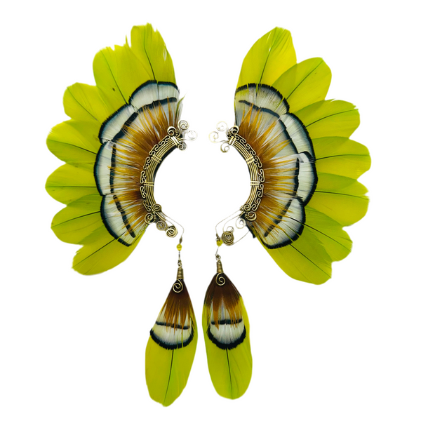 Feather wing cuff Earrings 1136