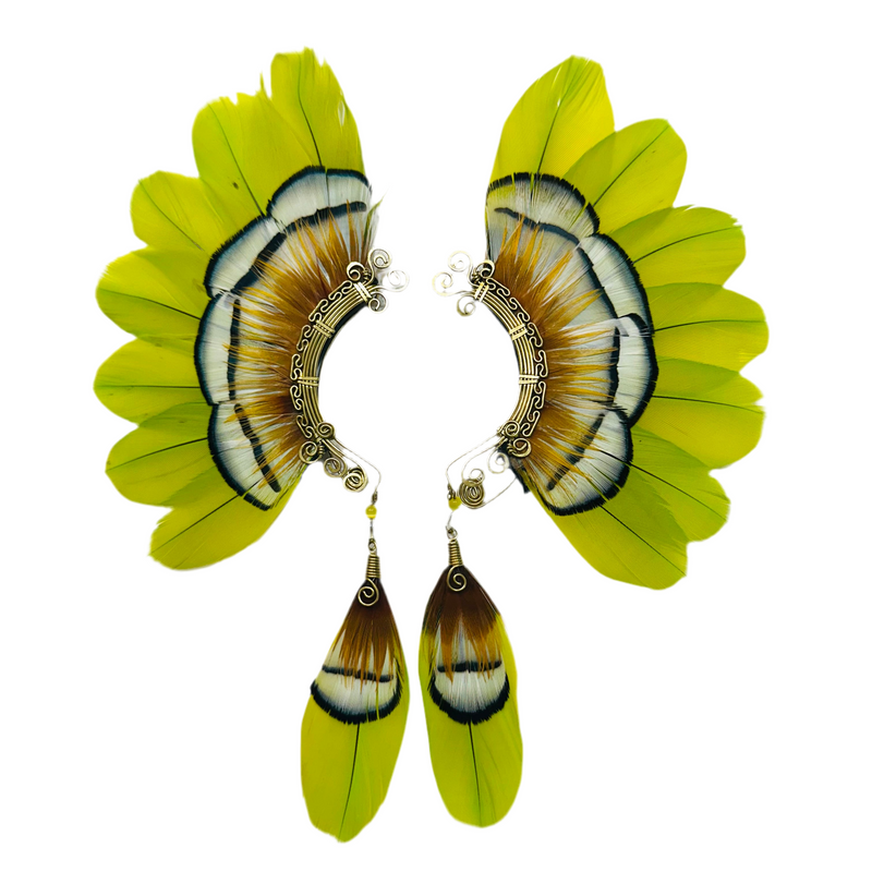 Feather wing cuff Earrings 1136