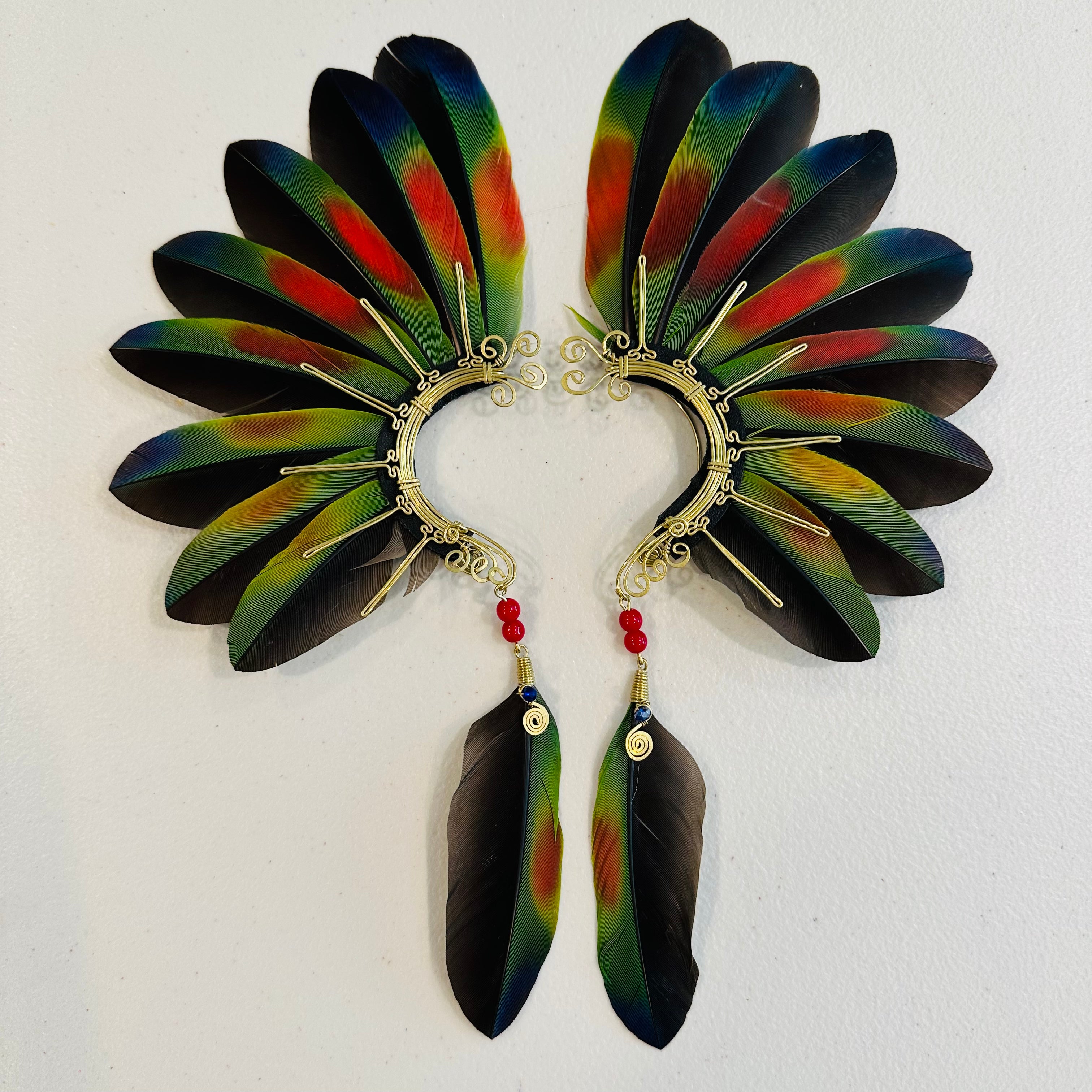 Feather wing cuff Earrings 919