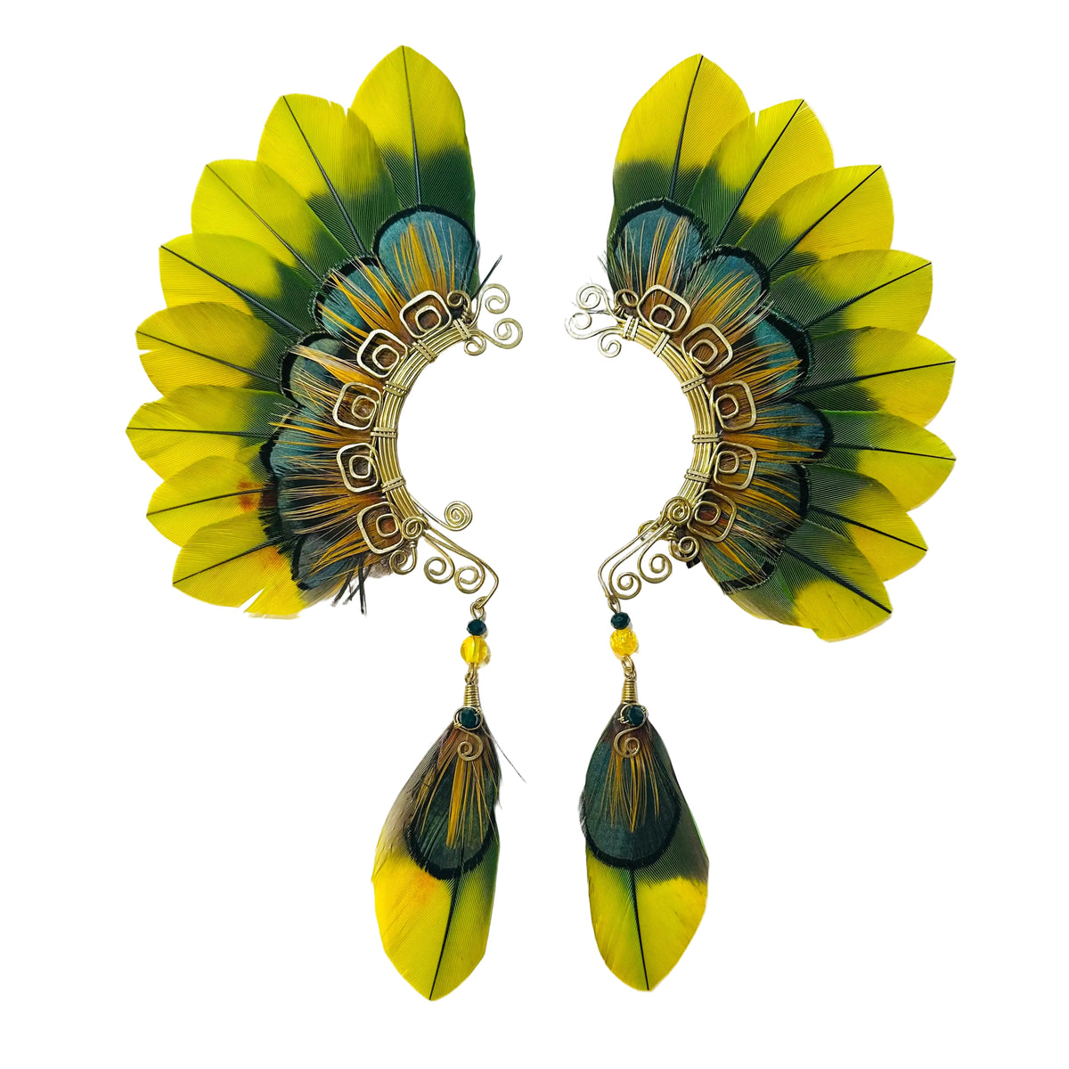 Feather wing cuff Earrings 1319