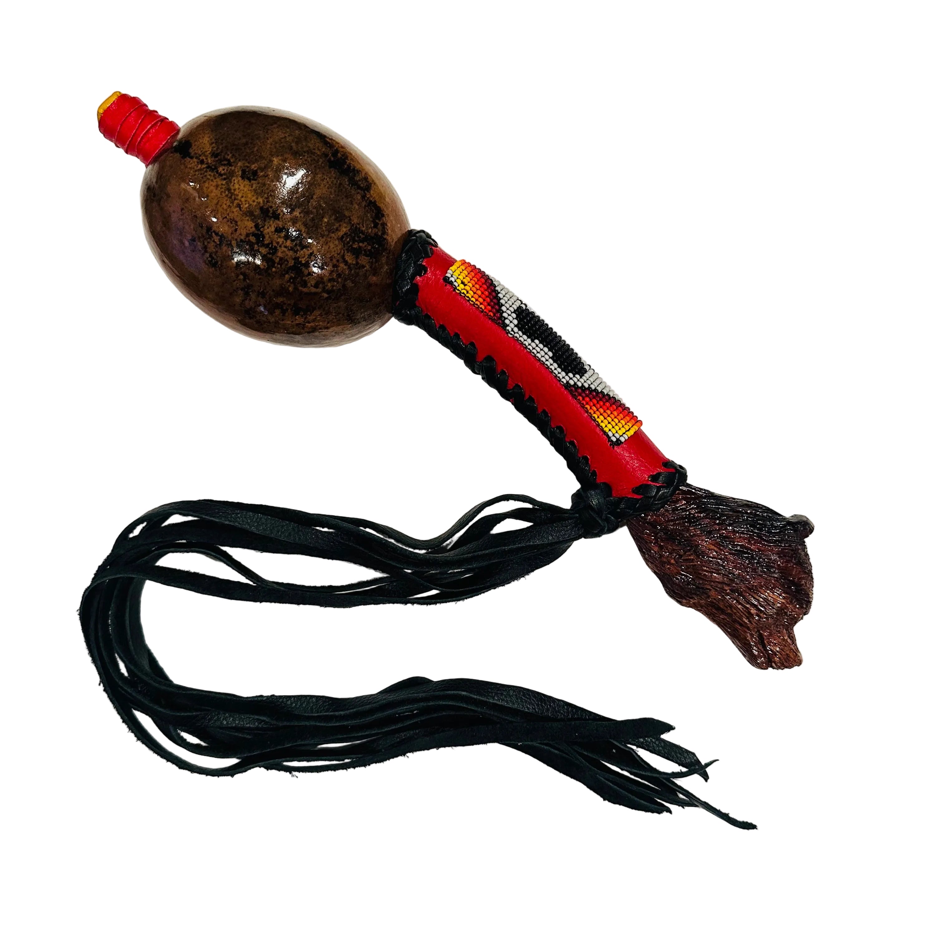 Dance - Gourd Sonaja (Rattle) - Beaded 11