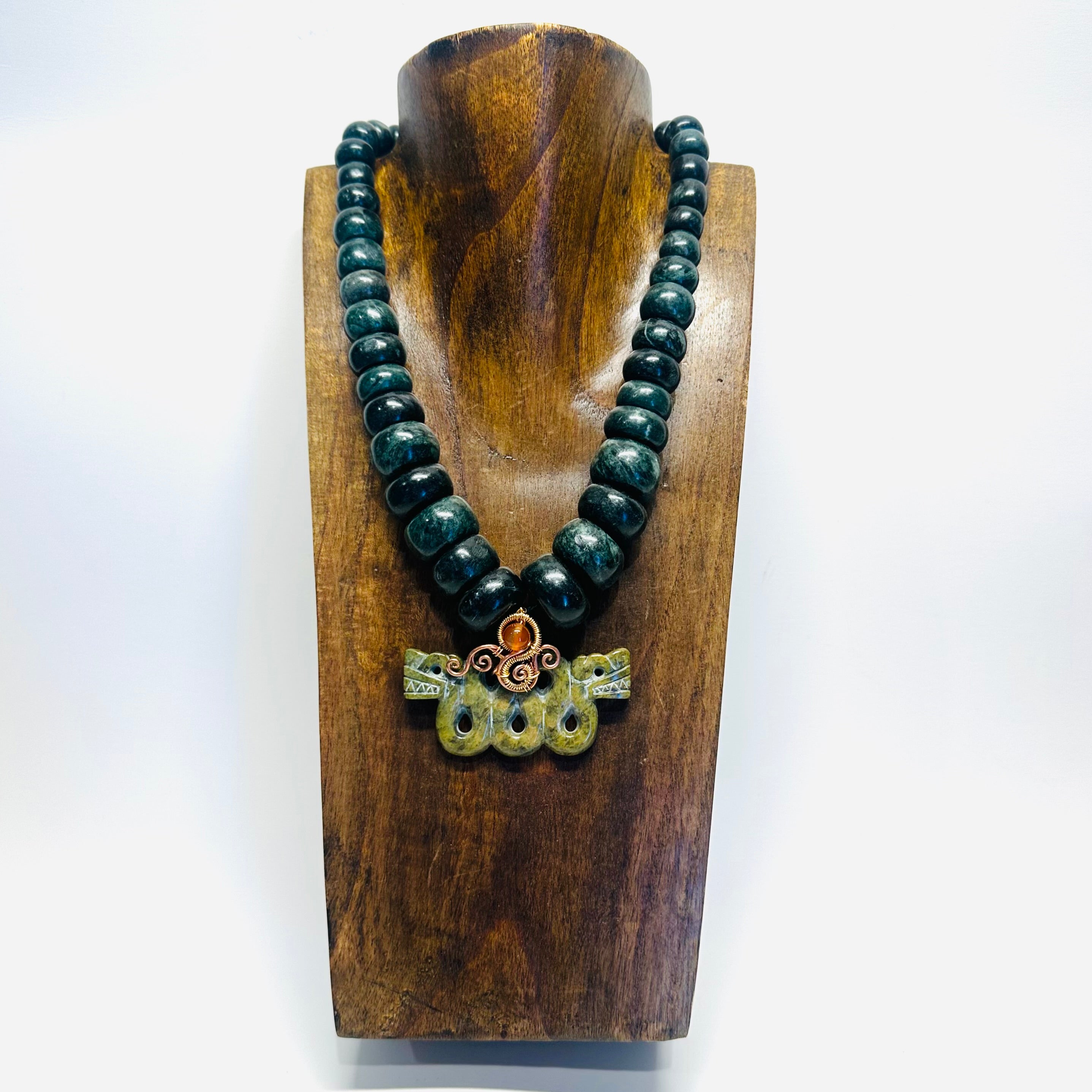 Necklace - Guatamala Jade Quetzalcoatl 66