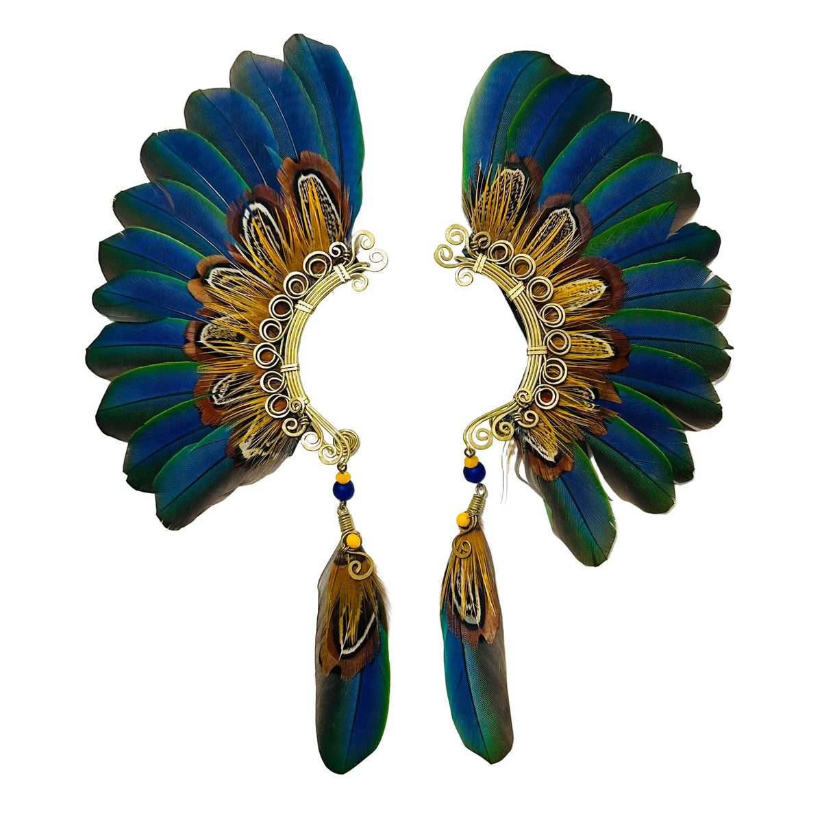 Feather wing cuff Earrings 1304