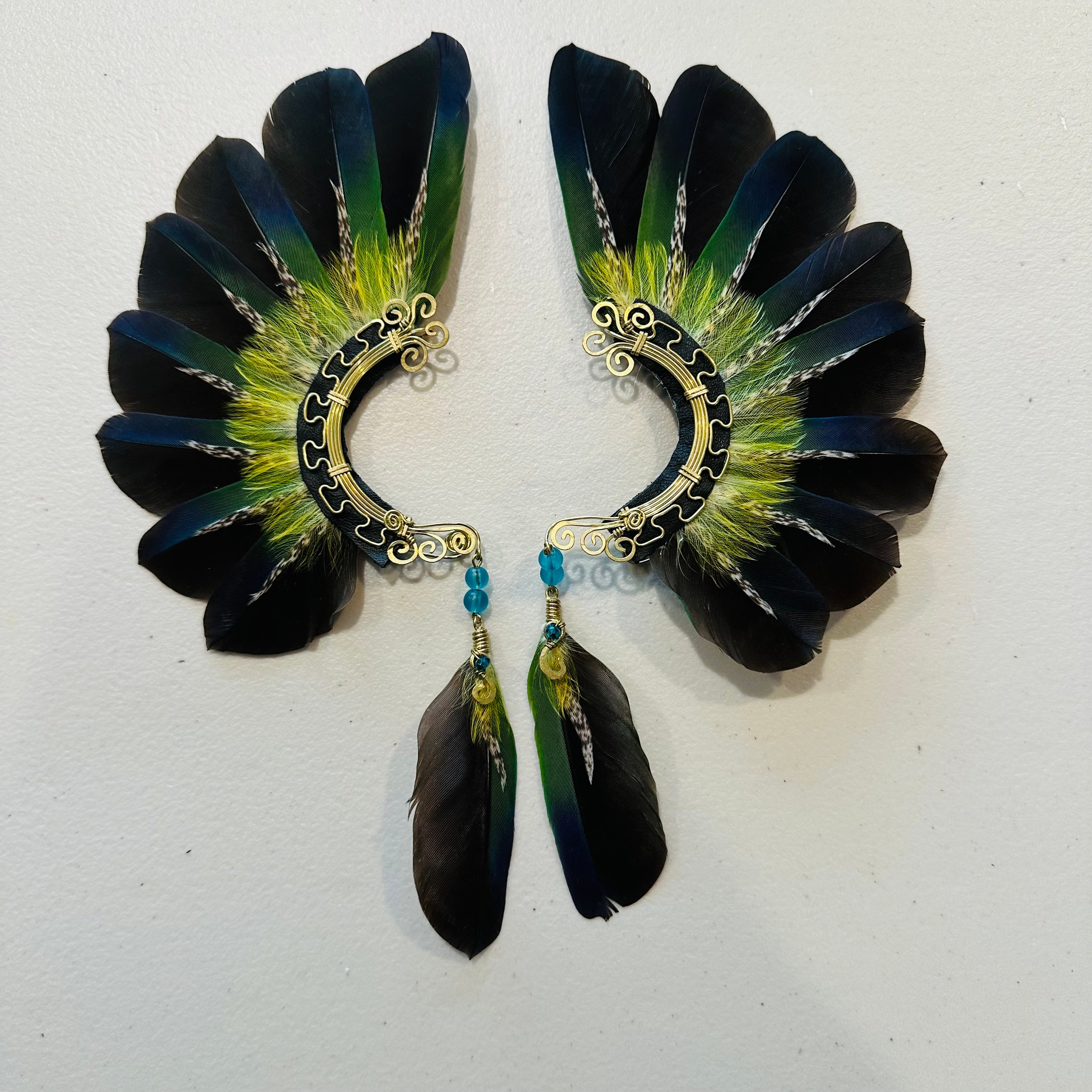 Feather wing cuff Earrings 992
