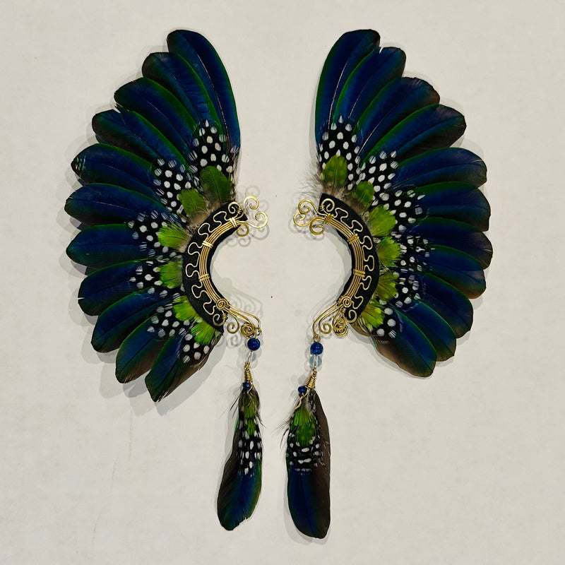 Feather wing cuff Earrings 1021
