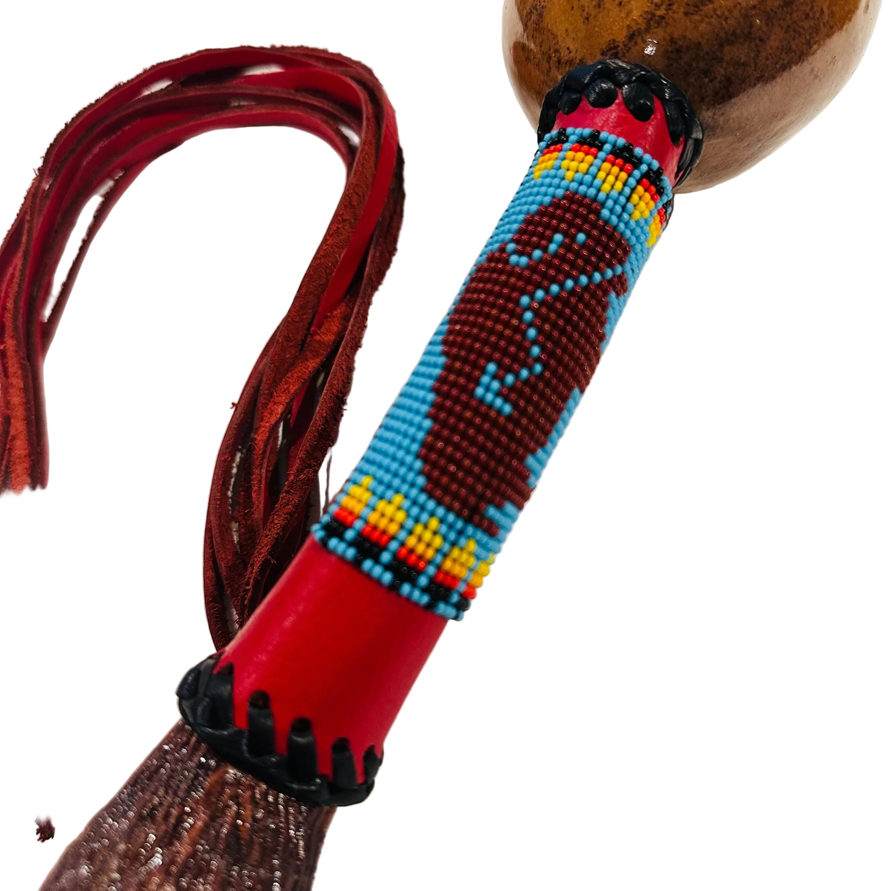 Dance - Gourd Sonaja (Rattle) - Beaded 12