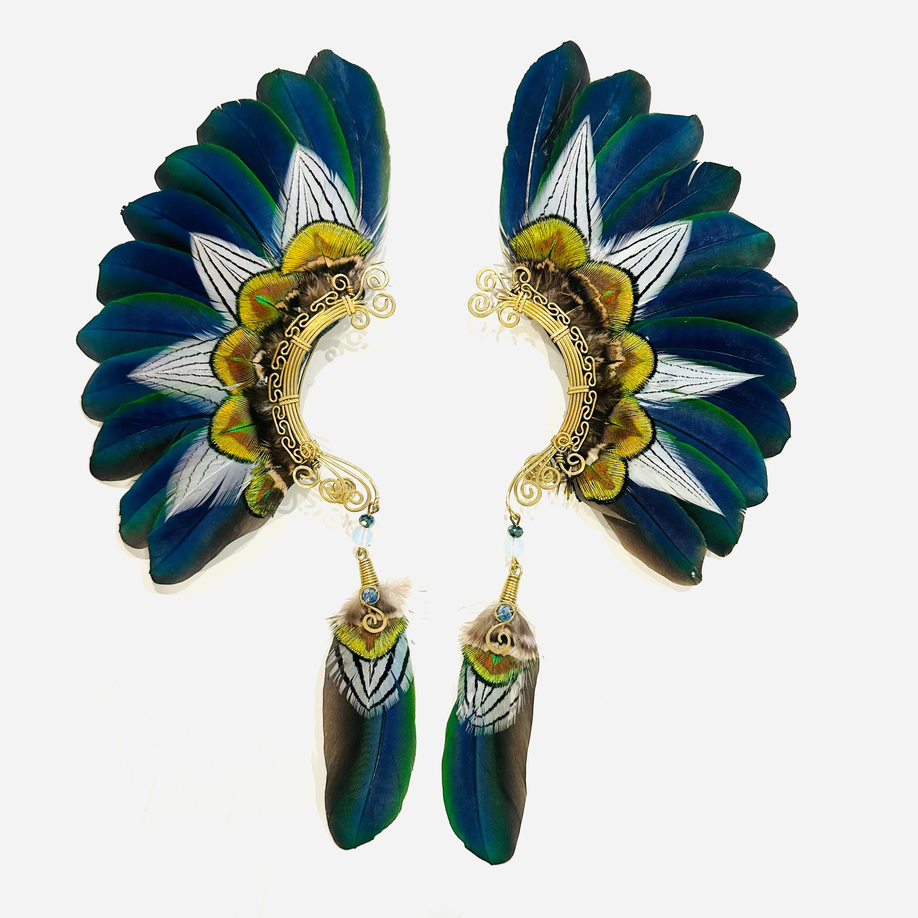 Feather wing cuff Earrings 1154