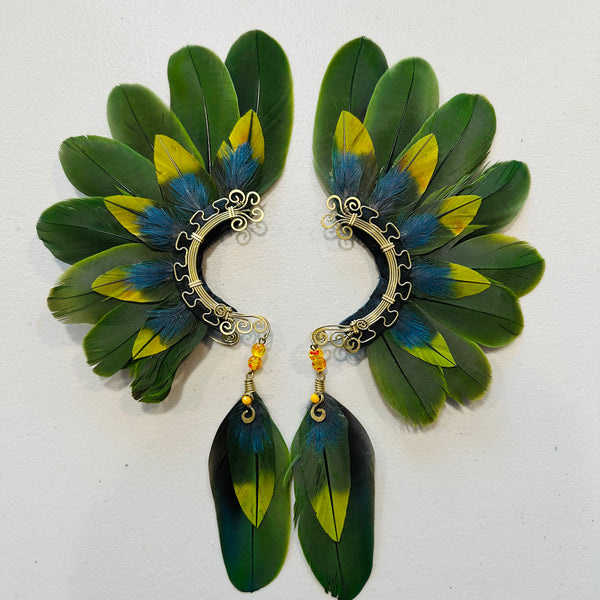Feather wing cuff Earrings 994