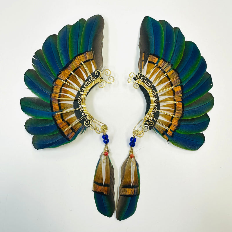 Feather wing cuff Earrings 1059