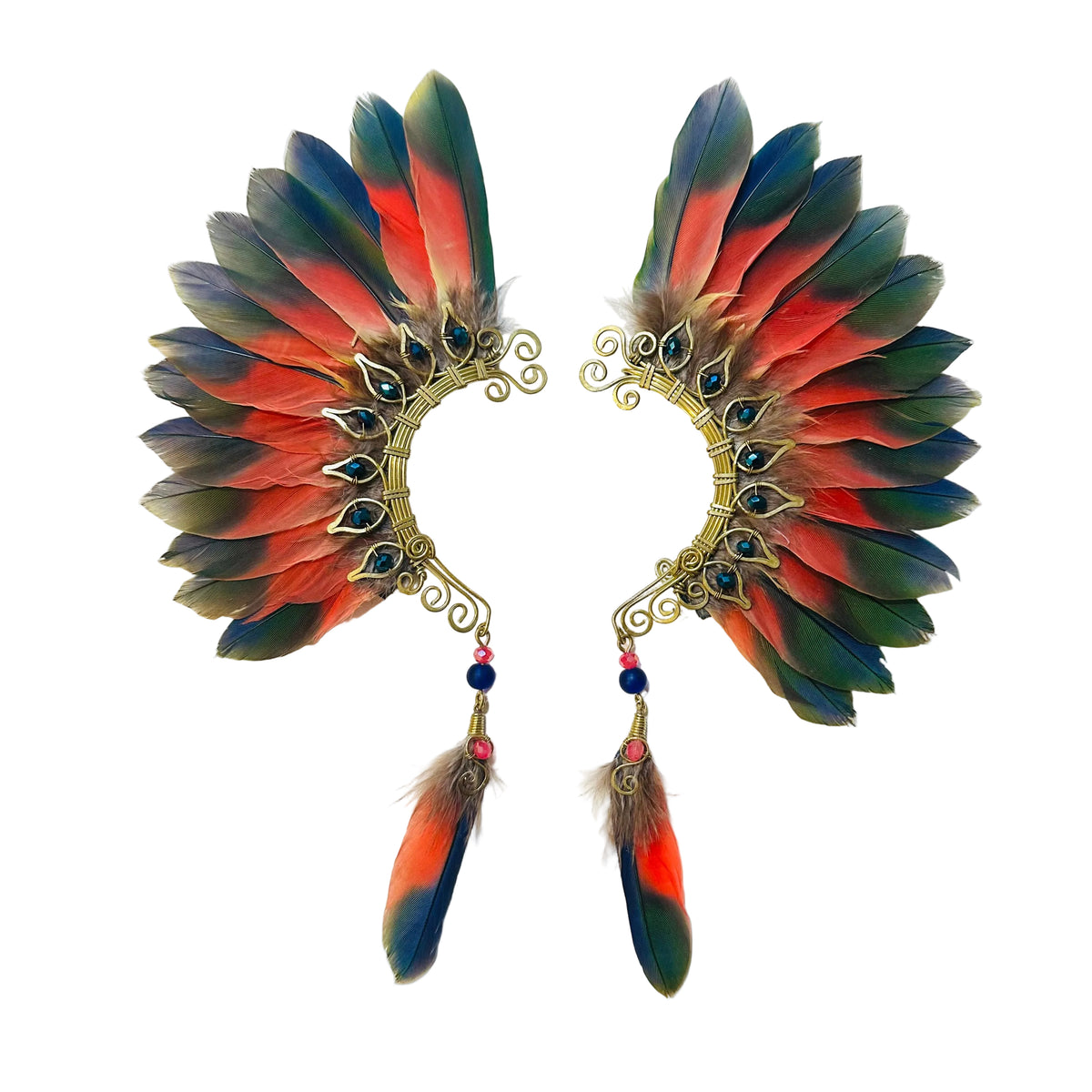Feather wing cuff Earrings 1318