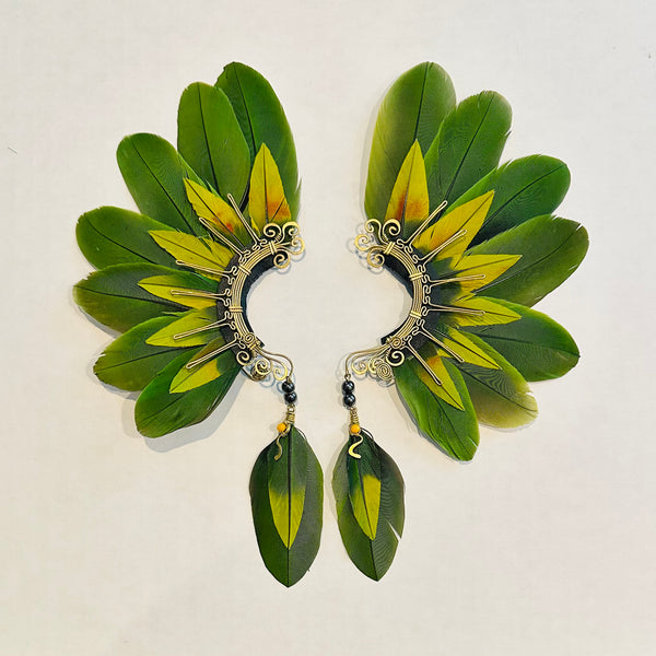 Feather wing cuff Earrings 1015
