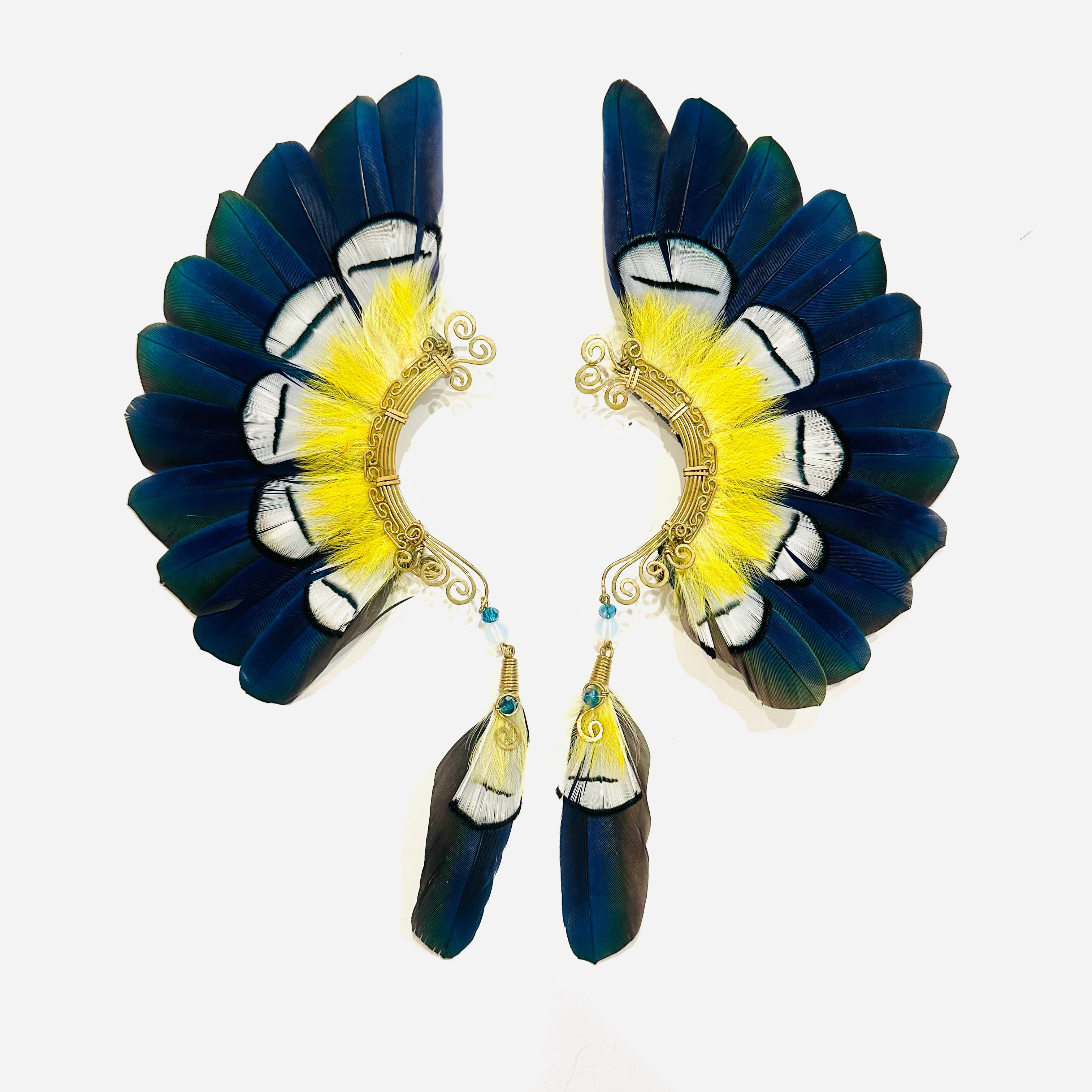 Feather wing cuff Earrings 1150