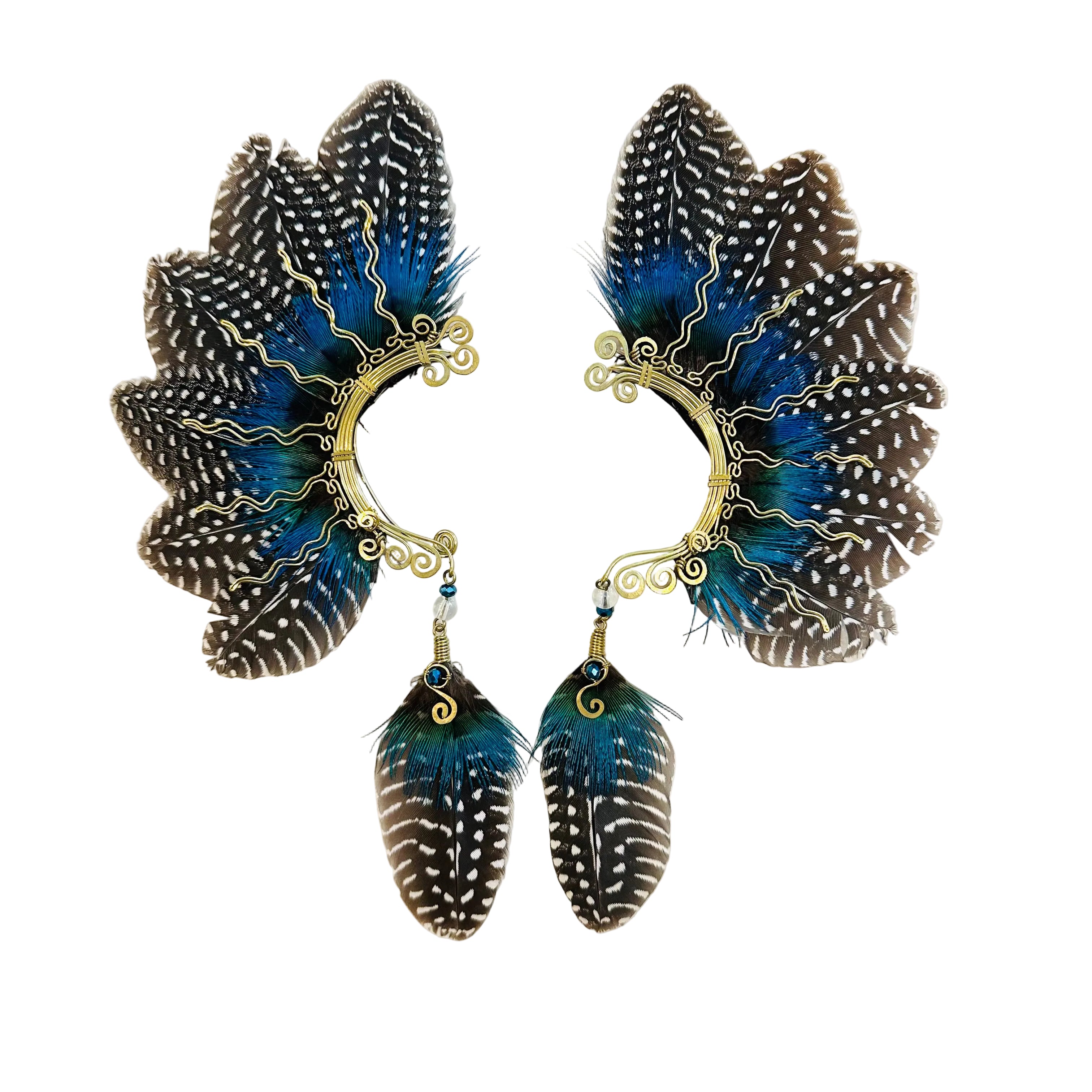 Feather wing cuff Earrings 1244