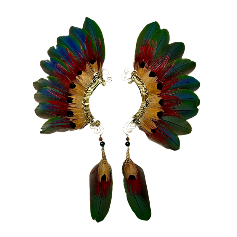 Feather wing cuff Earrings 1117