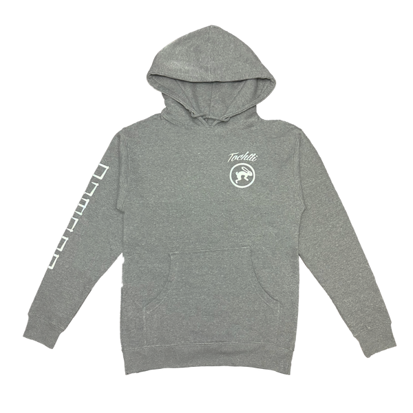 Hoodie - Aztec Calendar - Heather Grey