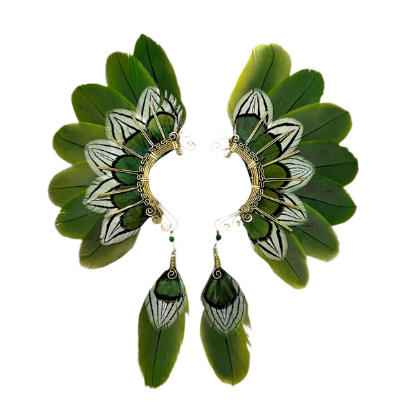 Feather wing cuff Earrings 1112