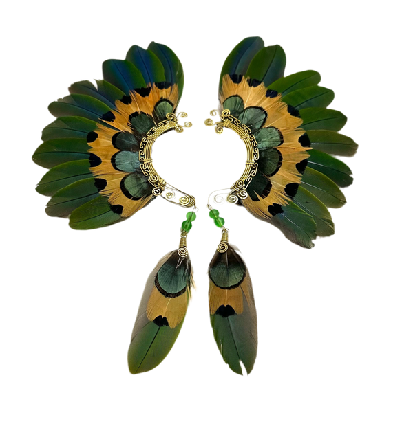 Feather wing cuff Earrings 1093