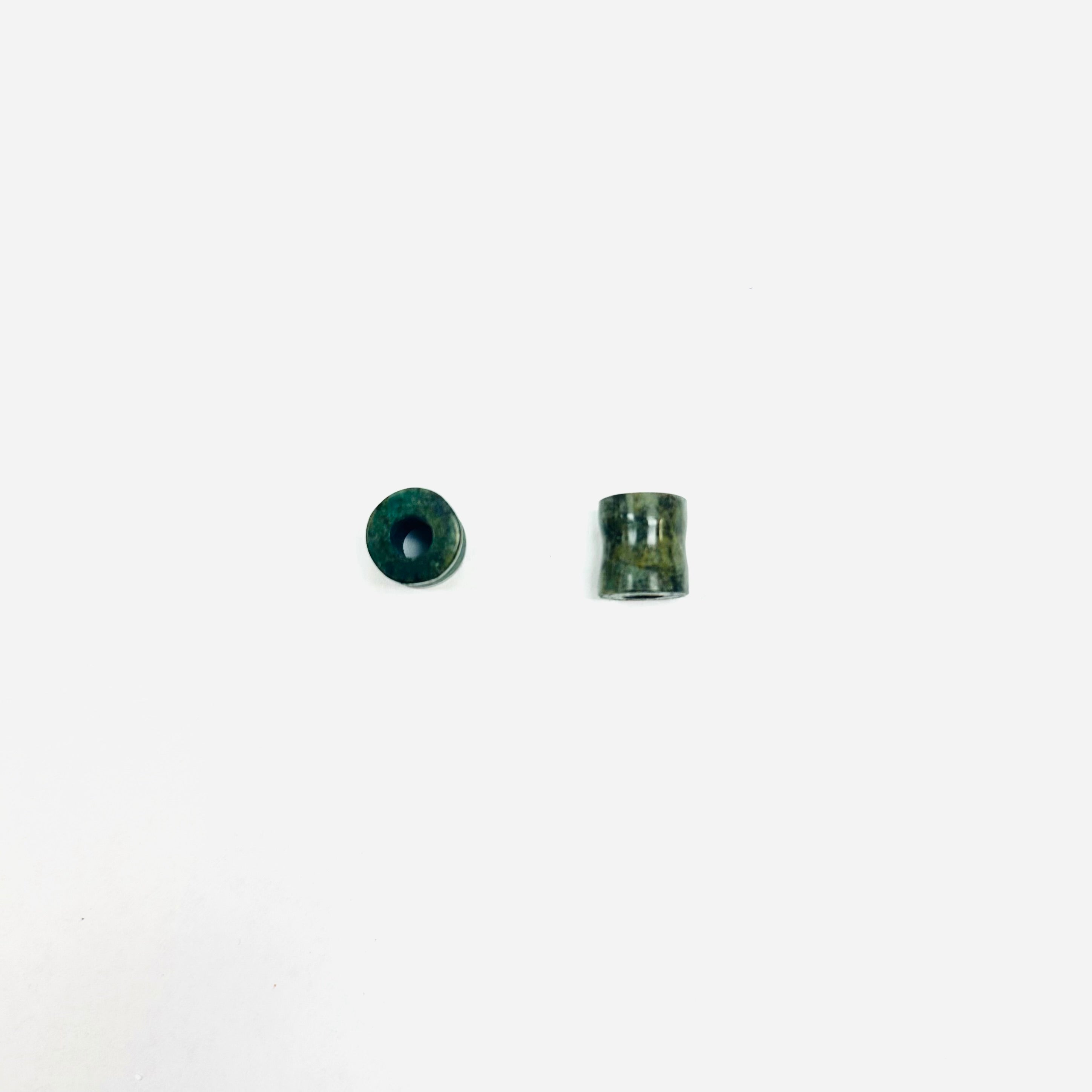 Earrings Jade plugs 13 mm