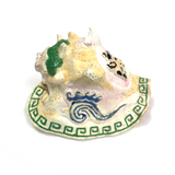 Atecocolli | Caracol | Conch shell - carved with inlay