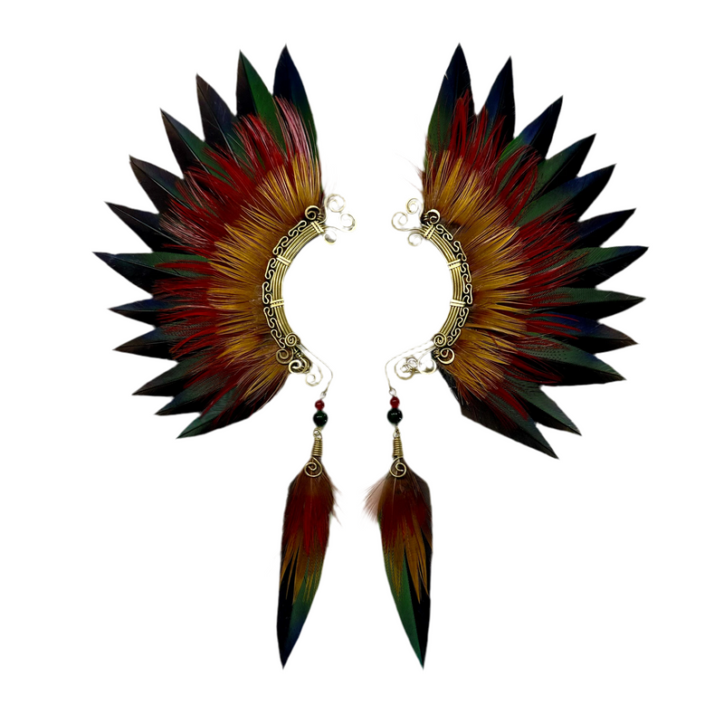 Feather wing cuff Earrings 1113