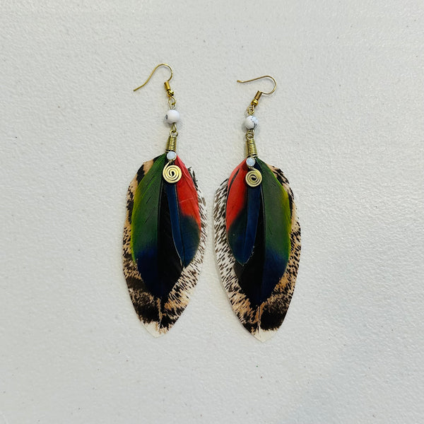 Feather Earrings (Medium) 76