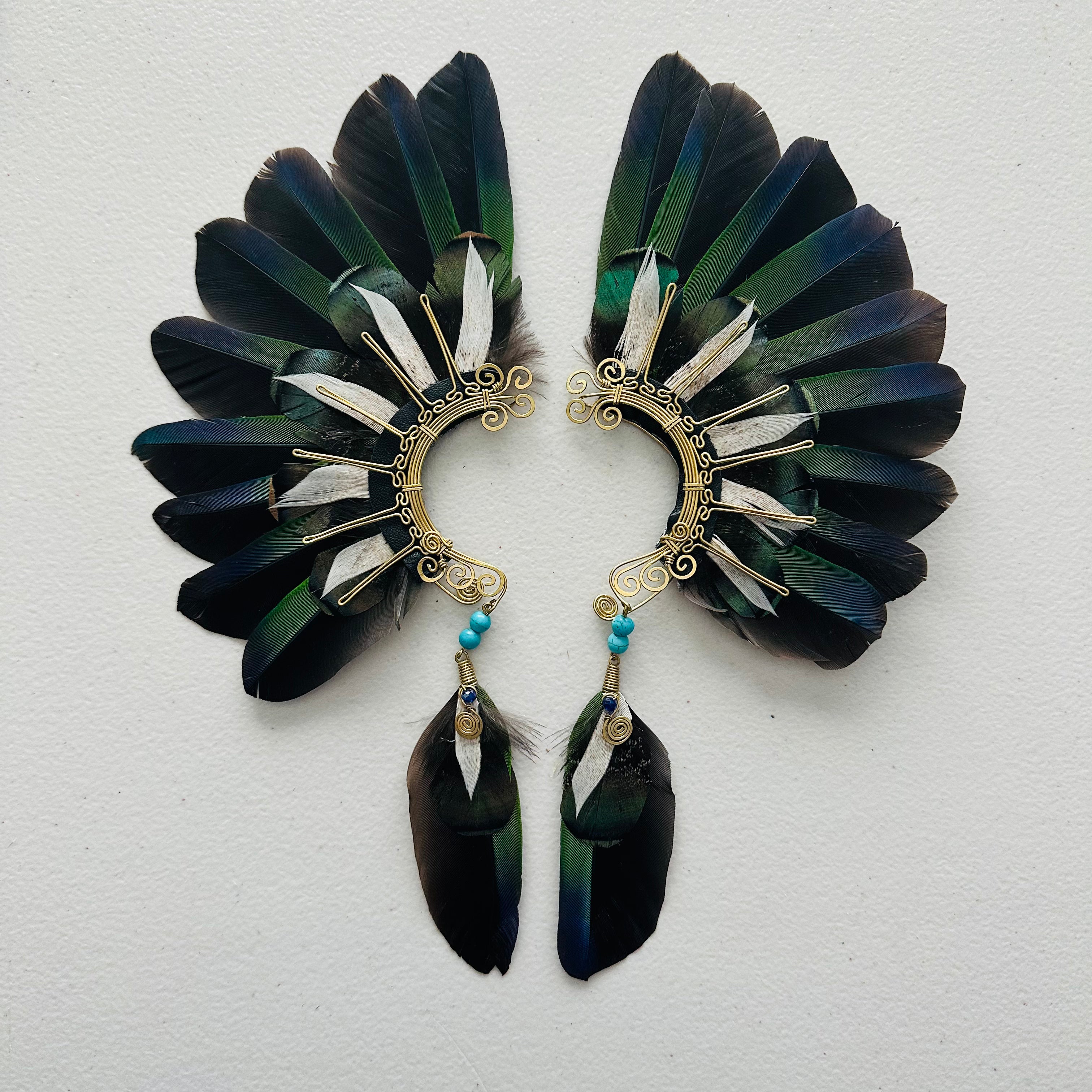 Feather wing cuff Earrings 960