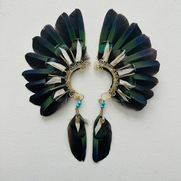 Feather wing cuff Earrings 960