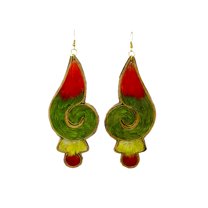 Feather Earrings - Palabra Florida 1