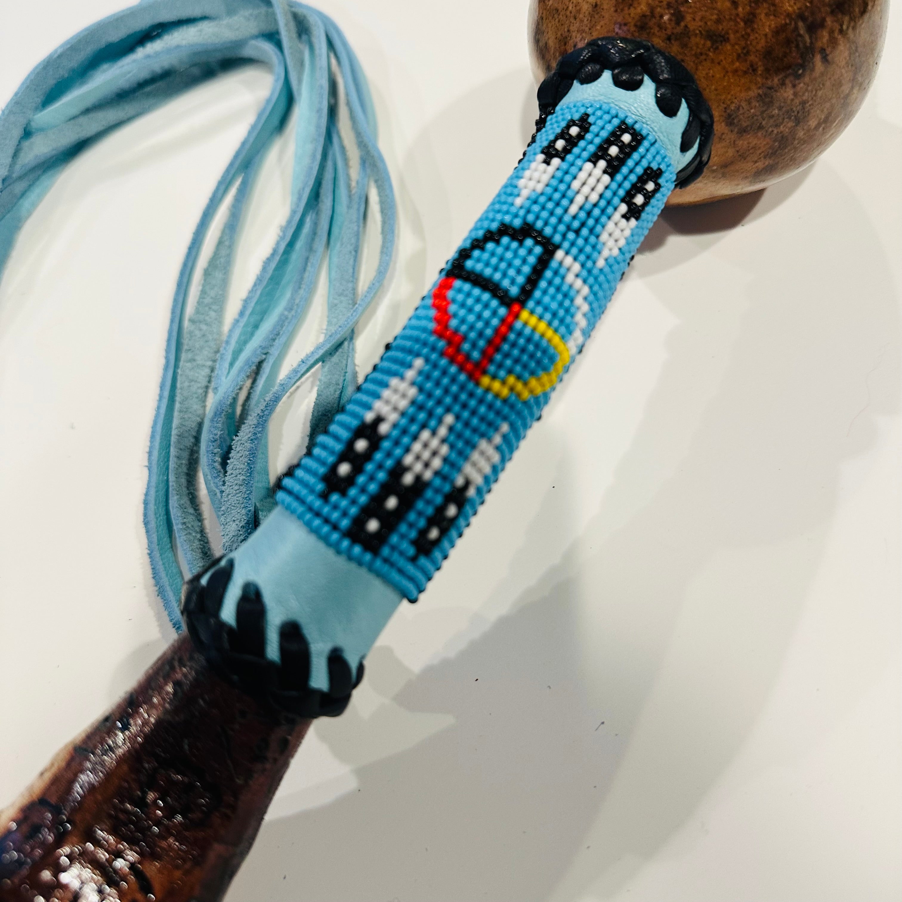 Dance - Gourd Sonaja (Rattle) - Beaded 15