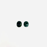 Earrings Jade plugs 9 mm