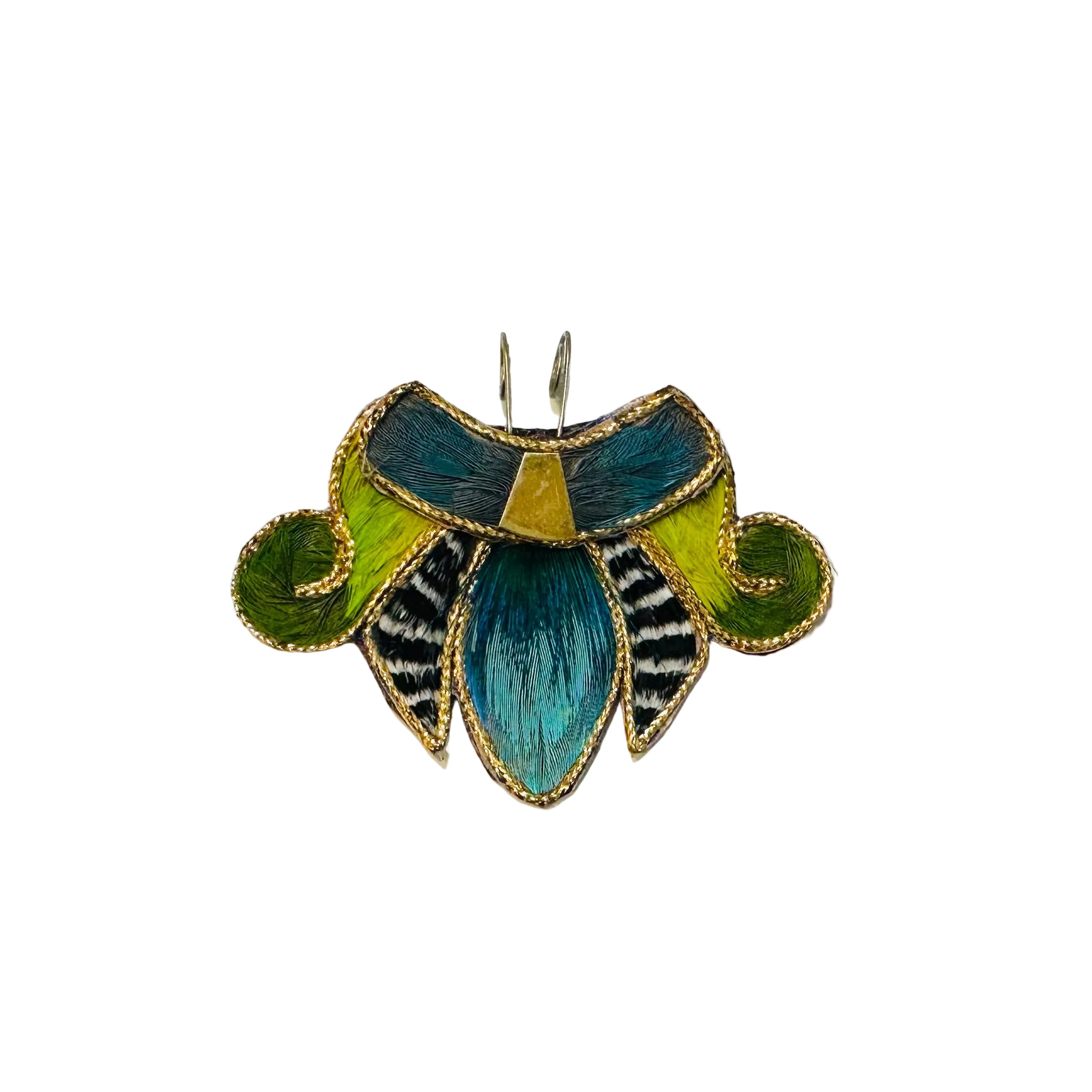 Nose Rings - 22 septum nose ring inspired by Nahuatl narigueras