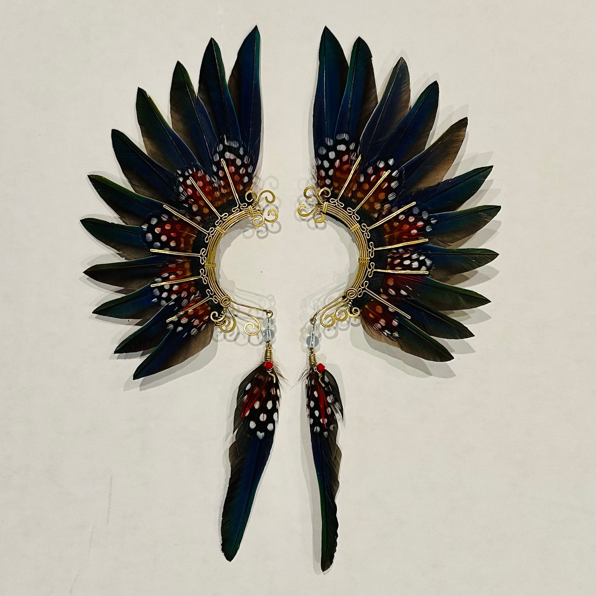 Feather wing cuff Earrings 1028