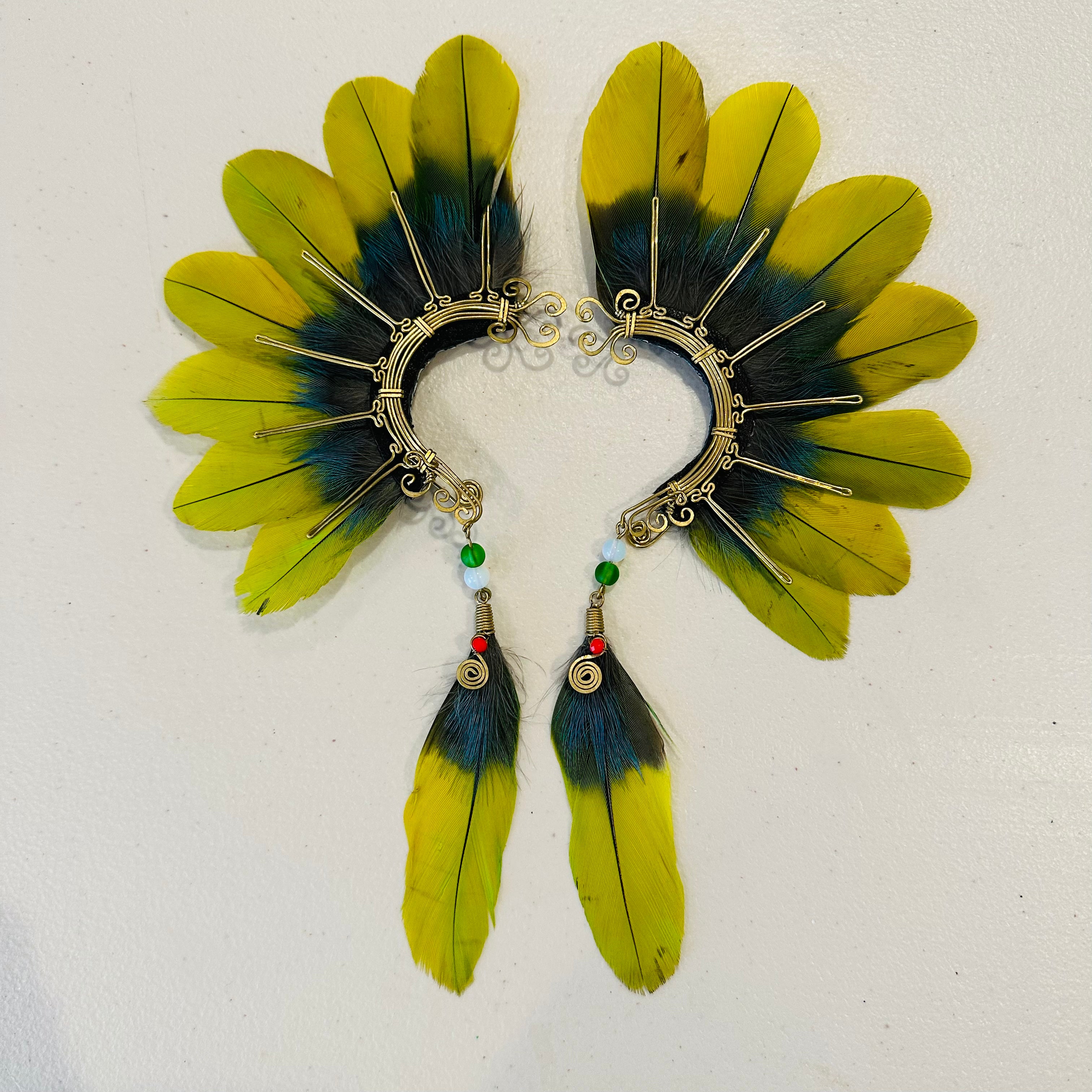Feather wing cuff Earrings 893