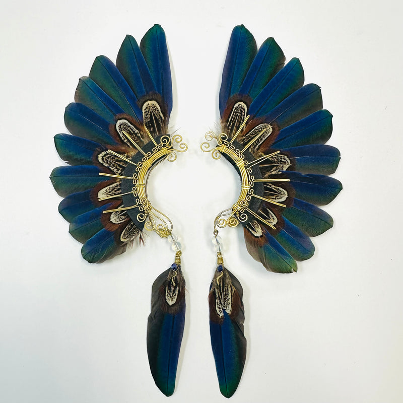 Feather wing cuff Earrings 1054