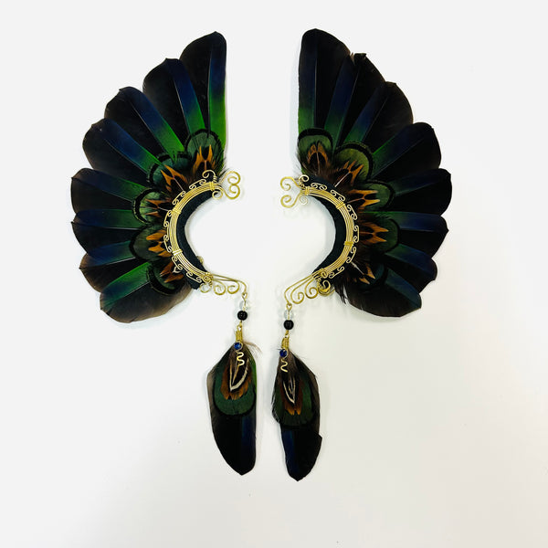 Feather wing cuff Earrings 1042