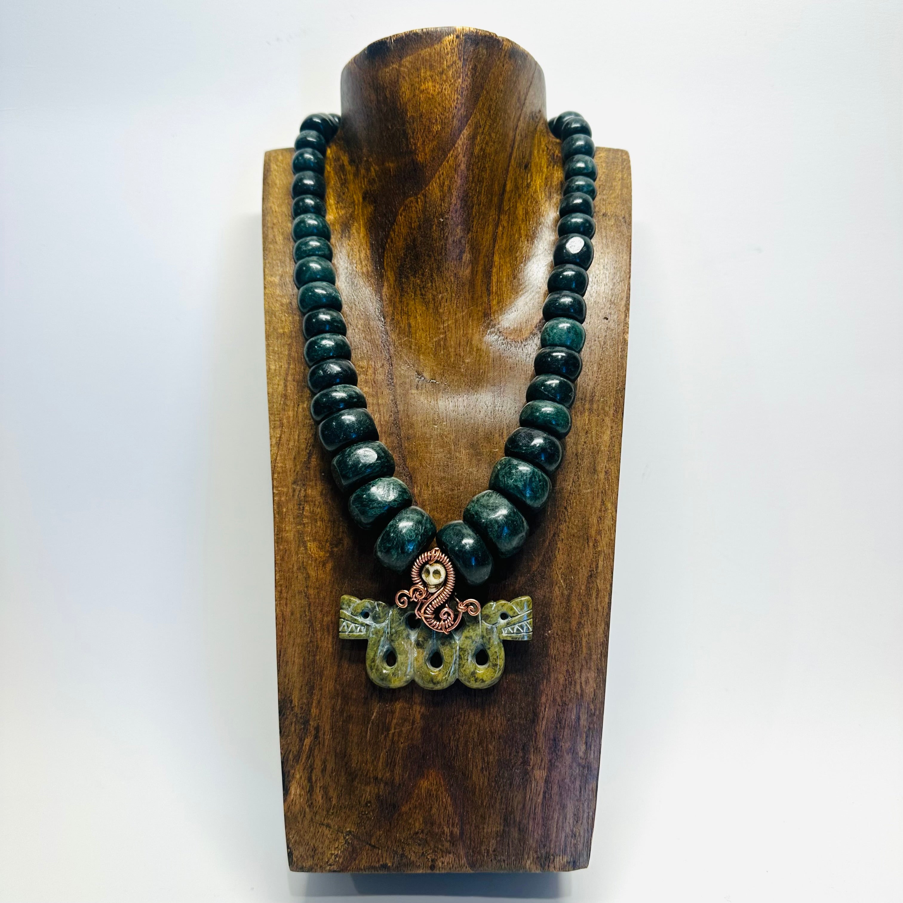 Necklace - Guatamala Jade Quetzalcoatl 67