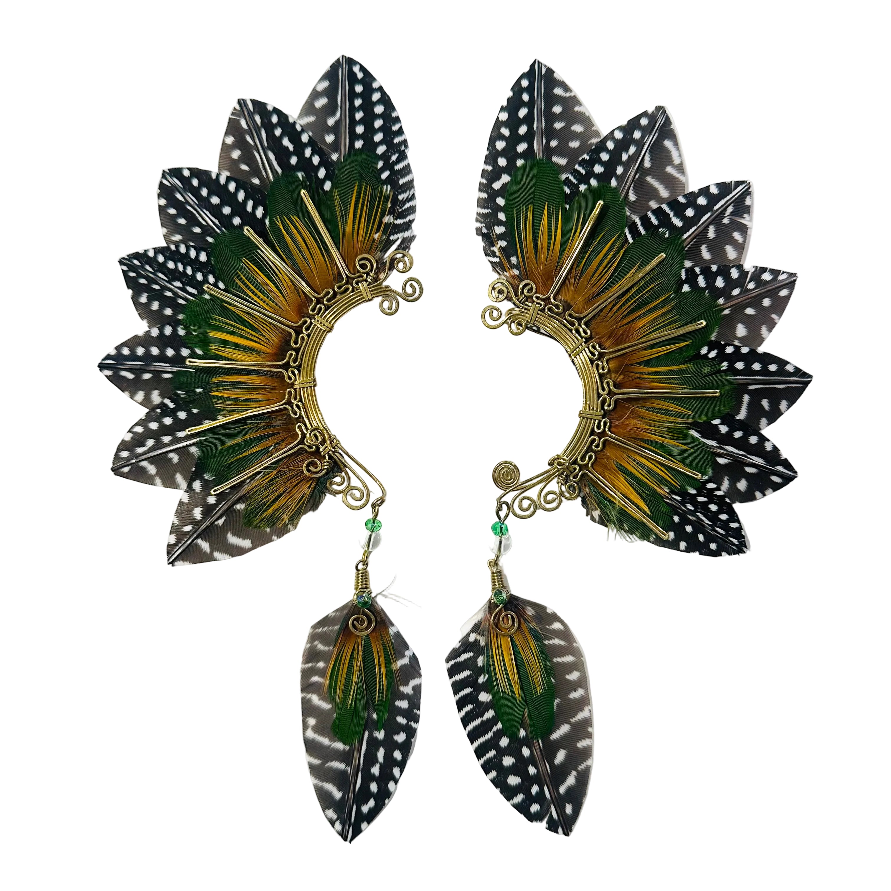 Feather wing cuff Earrings 1219