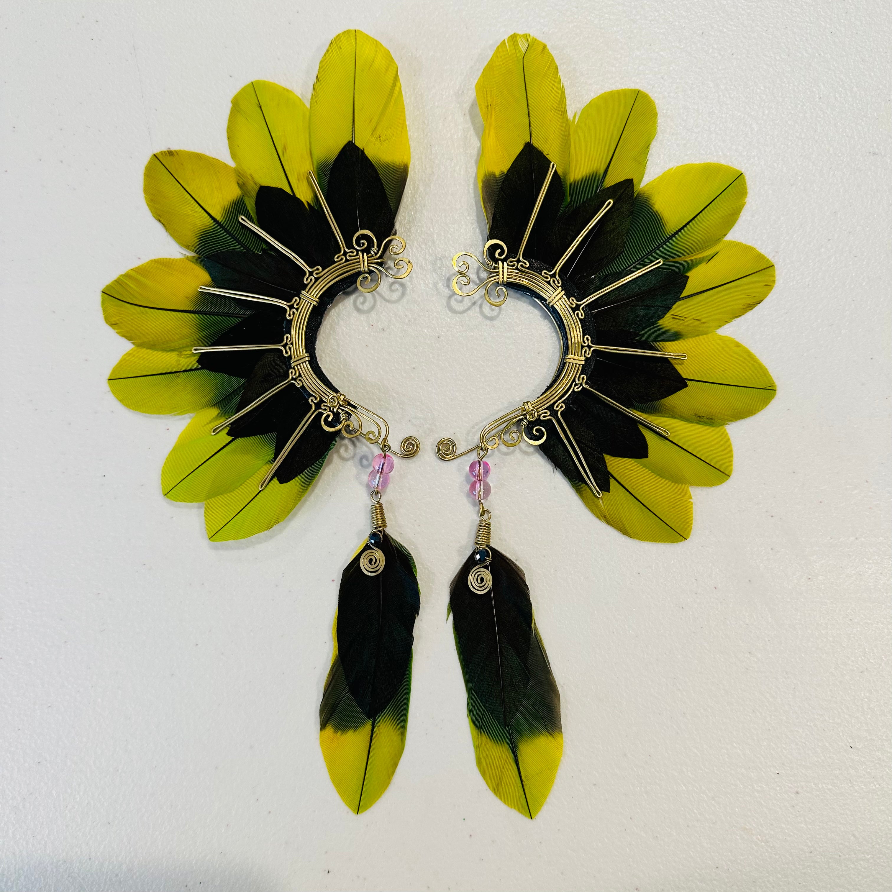 Feather wing cuff Earrings 903