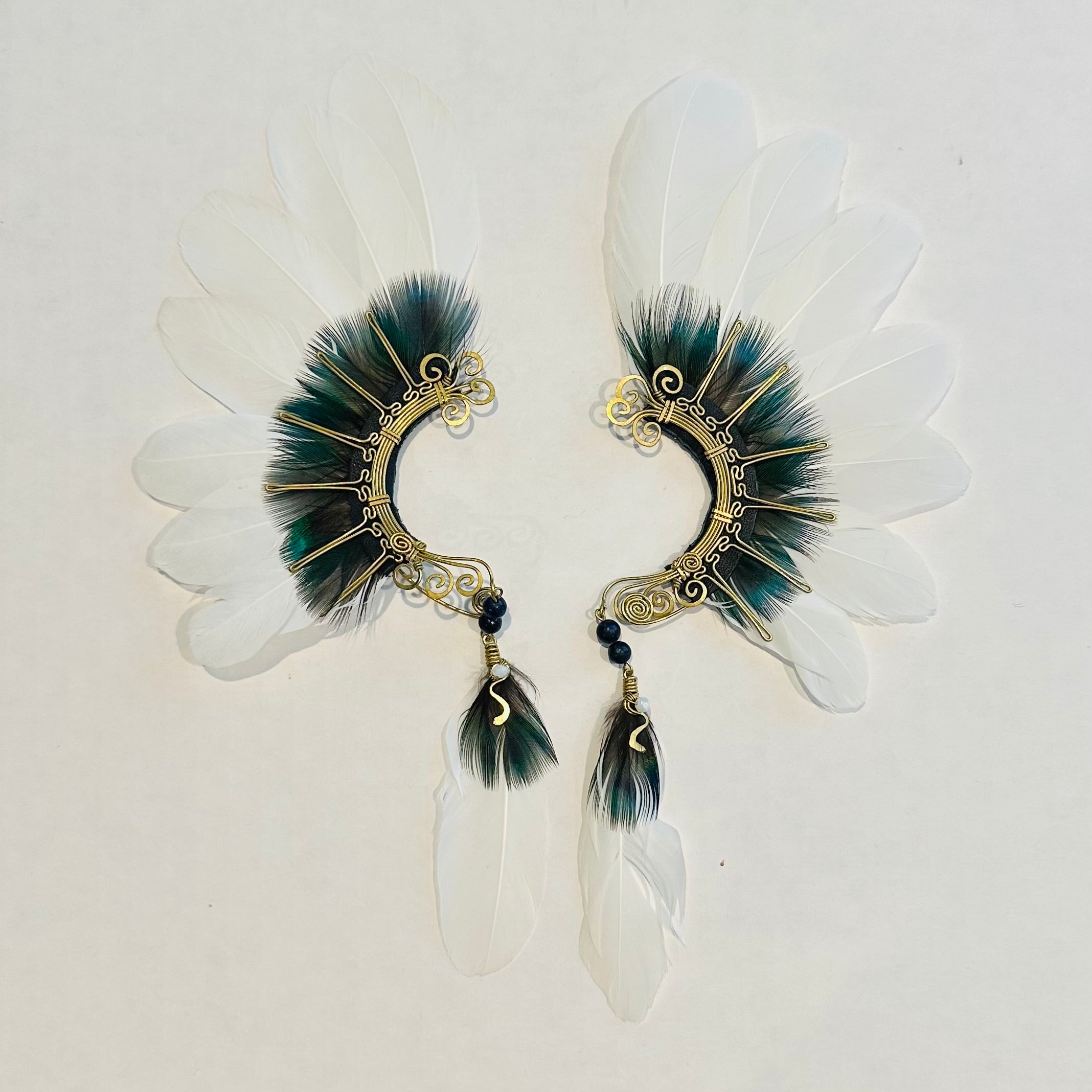 Feather wing cuff Earrings 1009