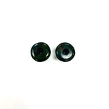 Earrings Jade plugs 11 mm