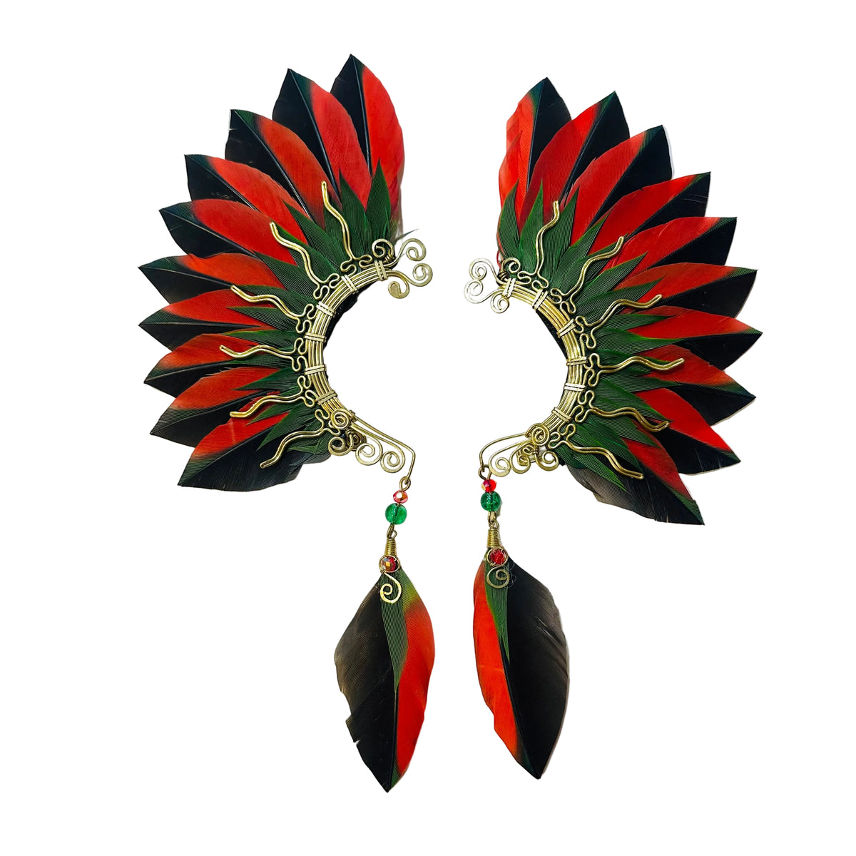Feather wing cuff Earrings 1320