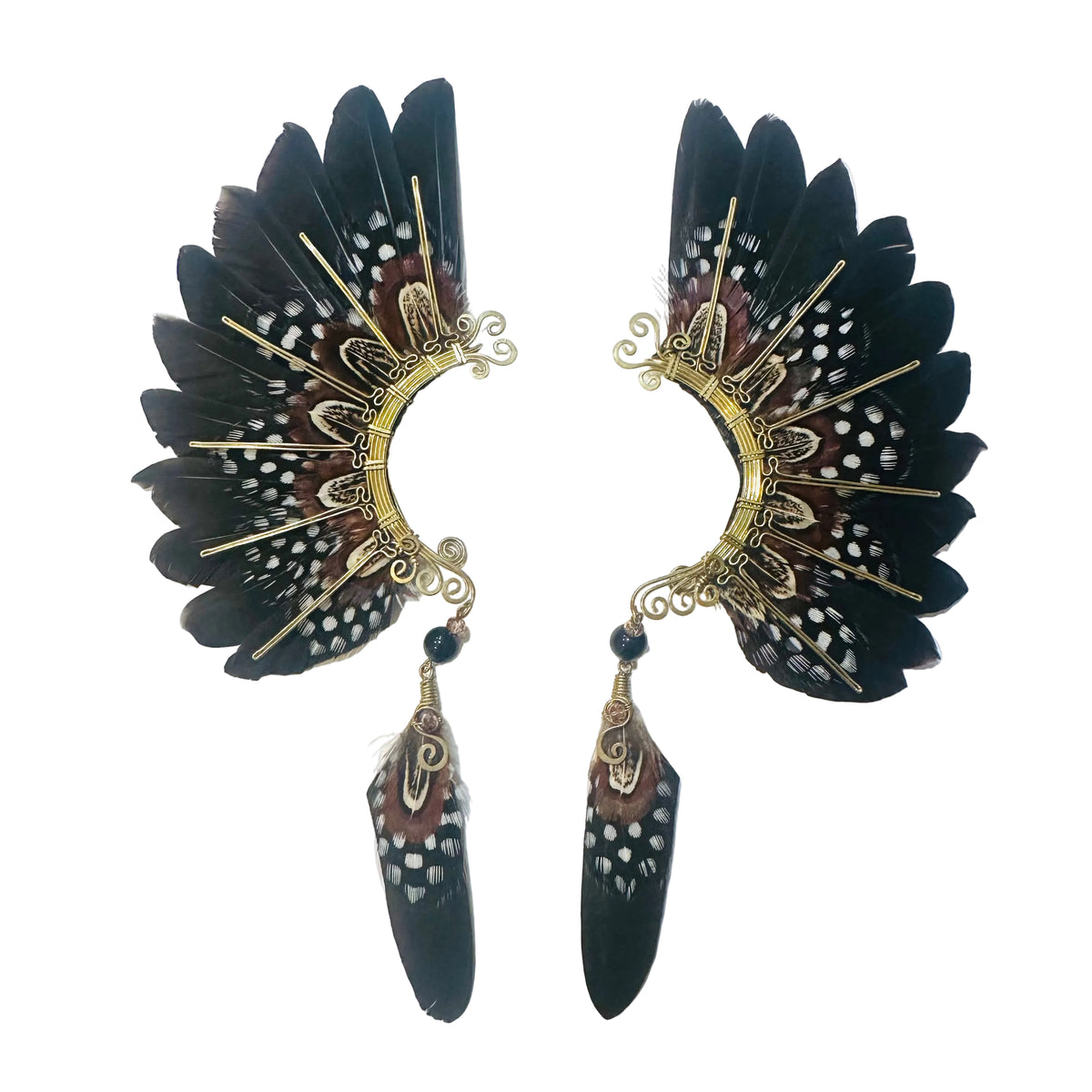 Feather wing cuff Earrings 1312