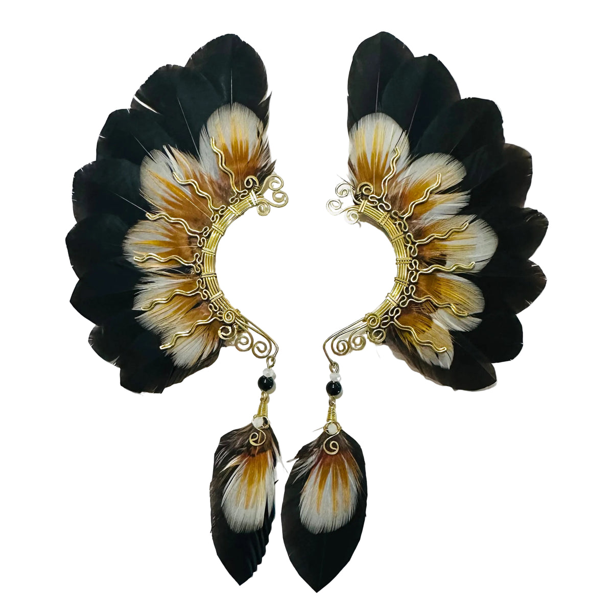 Feather wing cuff Earrings 1300