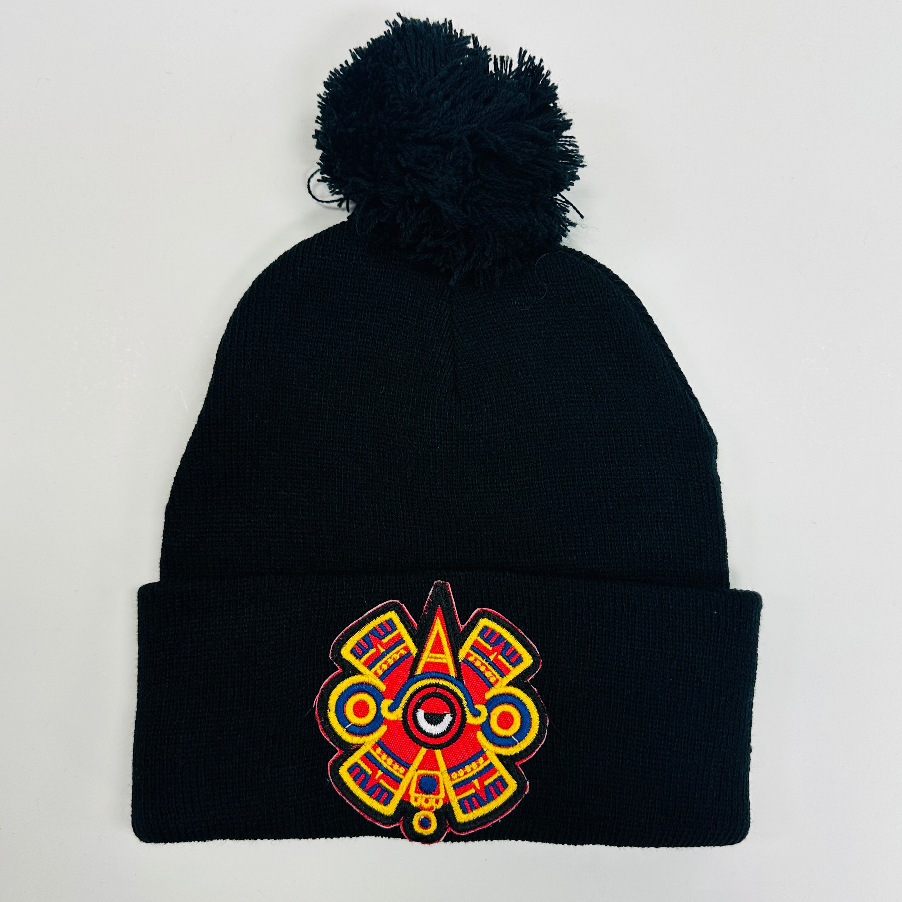 Beanie - Ollin(Red)Pom Pom