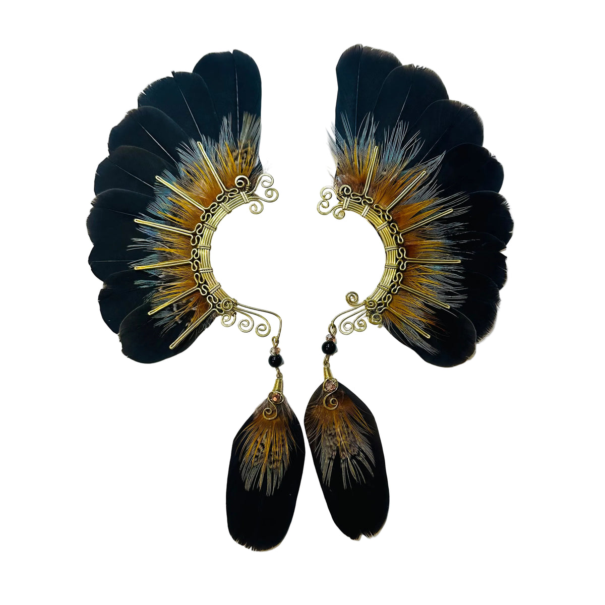 Feather wing cuff Earrings 1311