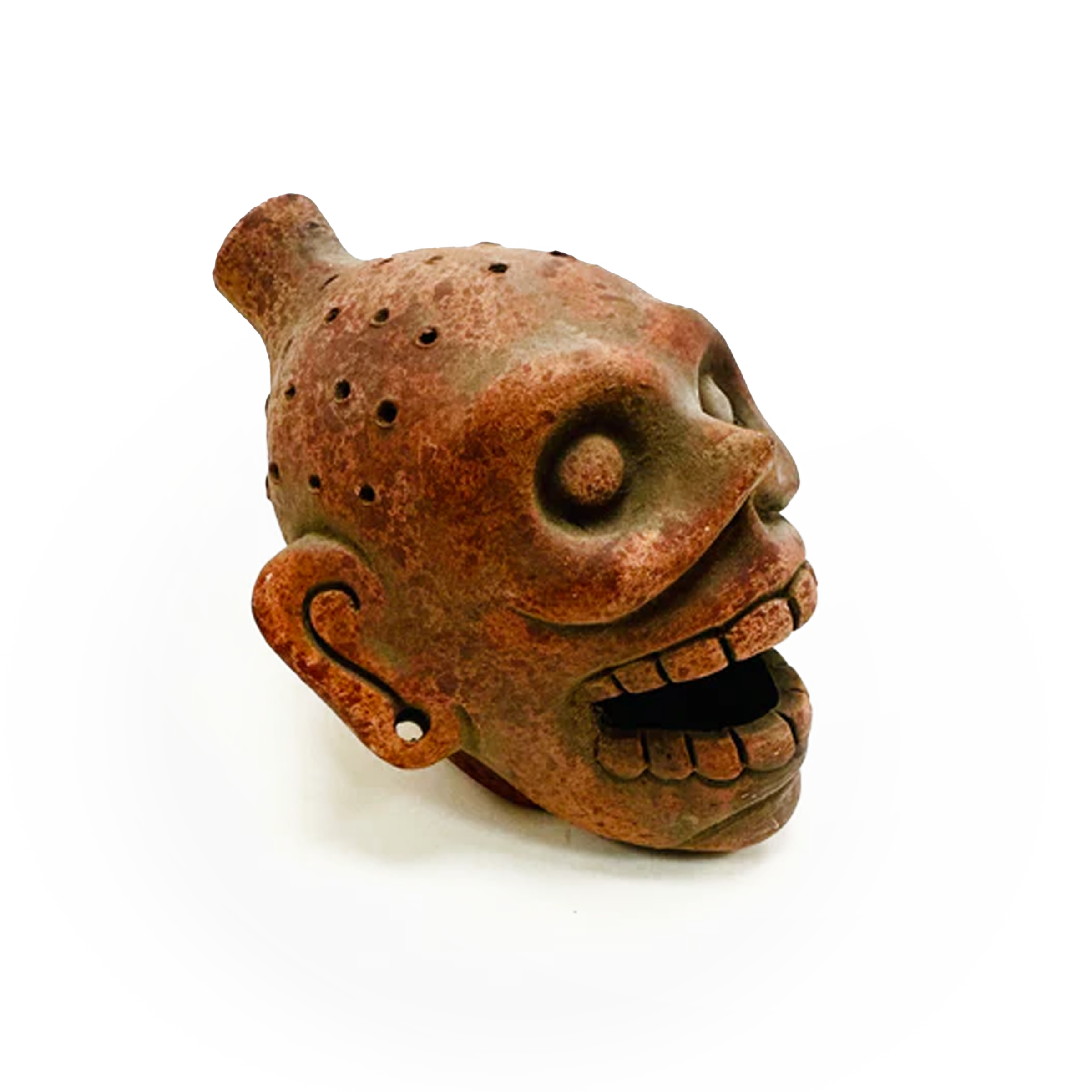 Clay Death Whistle - Skull 2